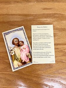 Father Day Prayer Card